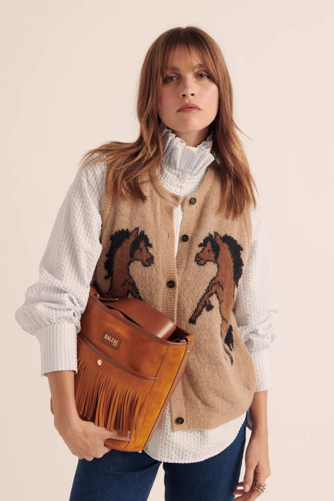 Chemises Et Blouses-Balzac Paris Chemise Léonor Barbour x BP Rayures bleu ciel et écru